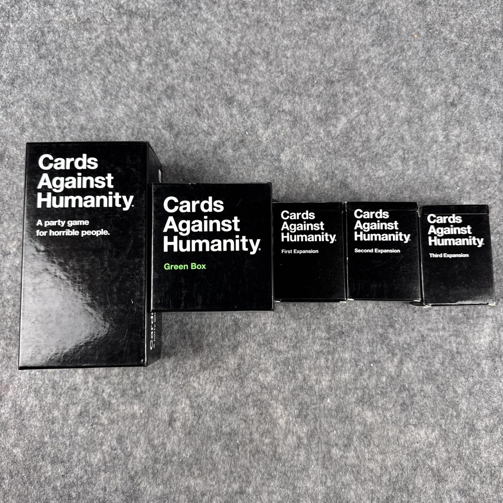 Cards Against Humanity Main Game Green Box 1st 2nd 3rd Expansion Adult Party Set